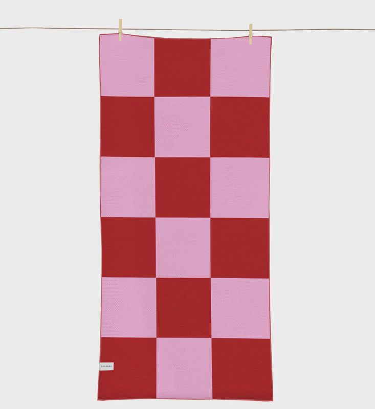 BUVANHA TRAVEL TOWEL PORTUGAL 01 ROZE MEDIUM 160X80CM