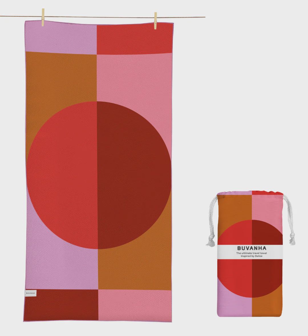 BUVANHA TRAVEL TOWEL BELIZE 02 MEDIUM