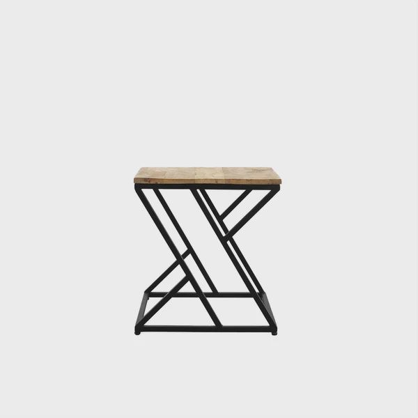 BENOA WOODEN IR COFFEE TABLE 40X40X45