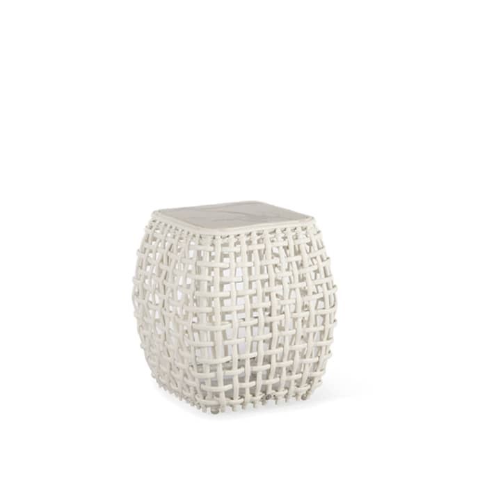 SKYLINE DESIGN DYNASTY SIDETABLE WHITE
