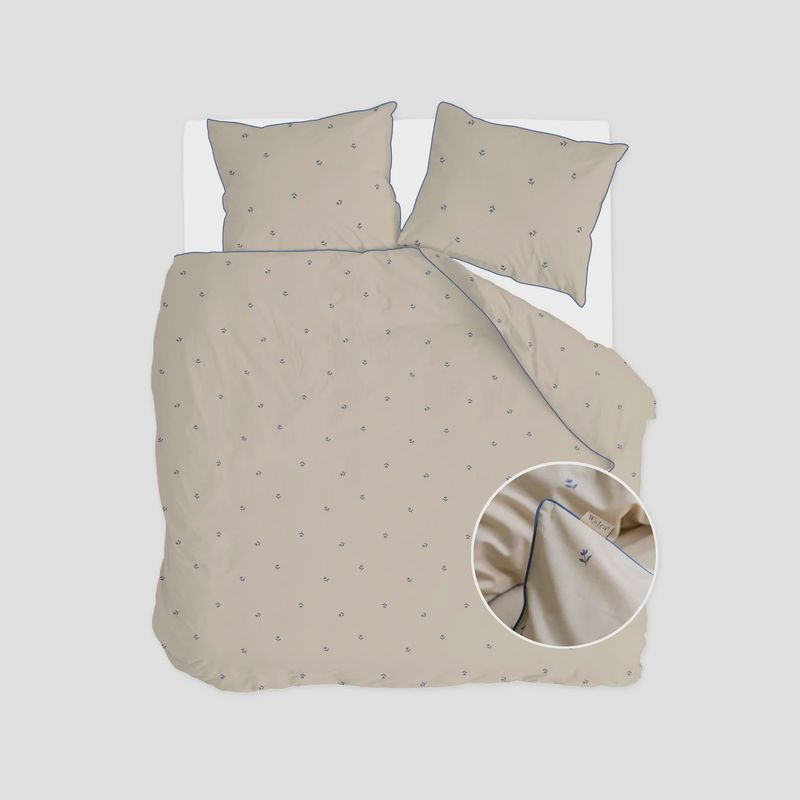 WALRA  DUVET COVER SPRING TULIPS SAND