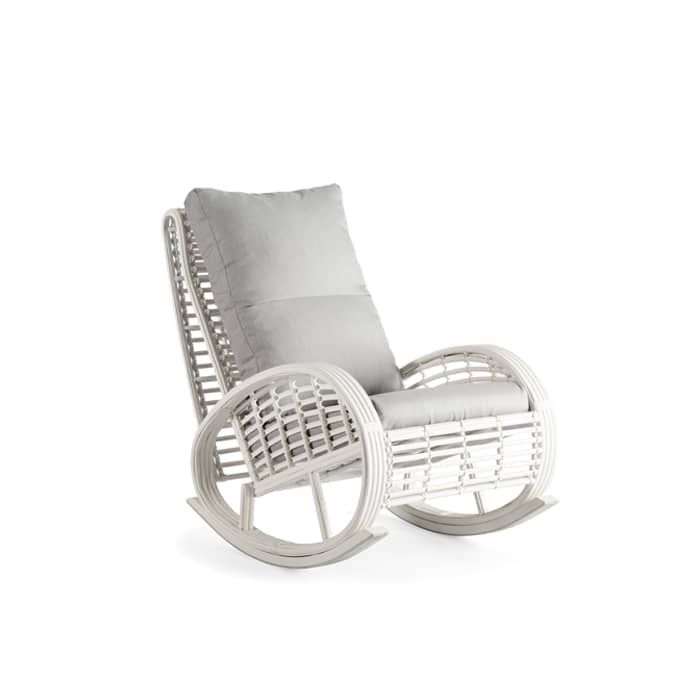 SKYLINE DESIGN DYNASTY ROCKINGCHAIR WHITE