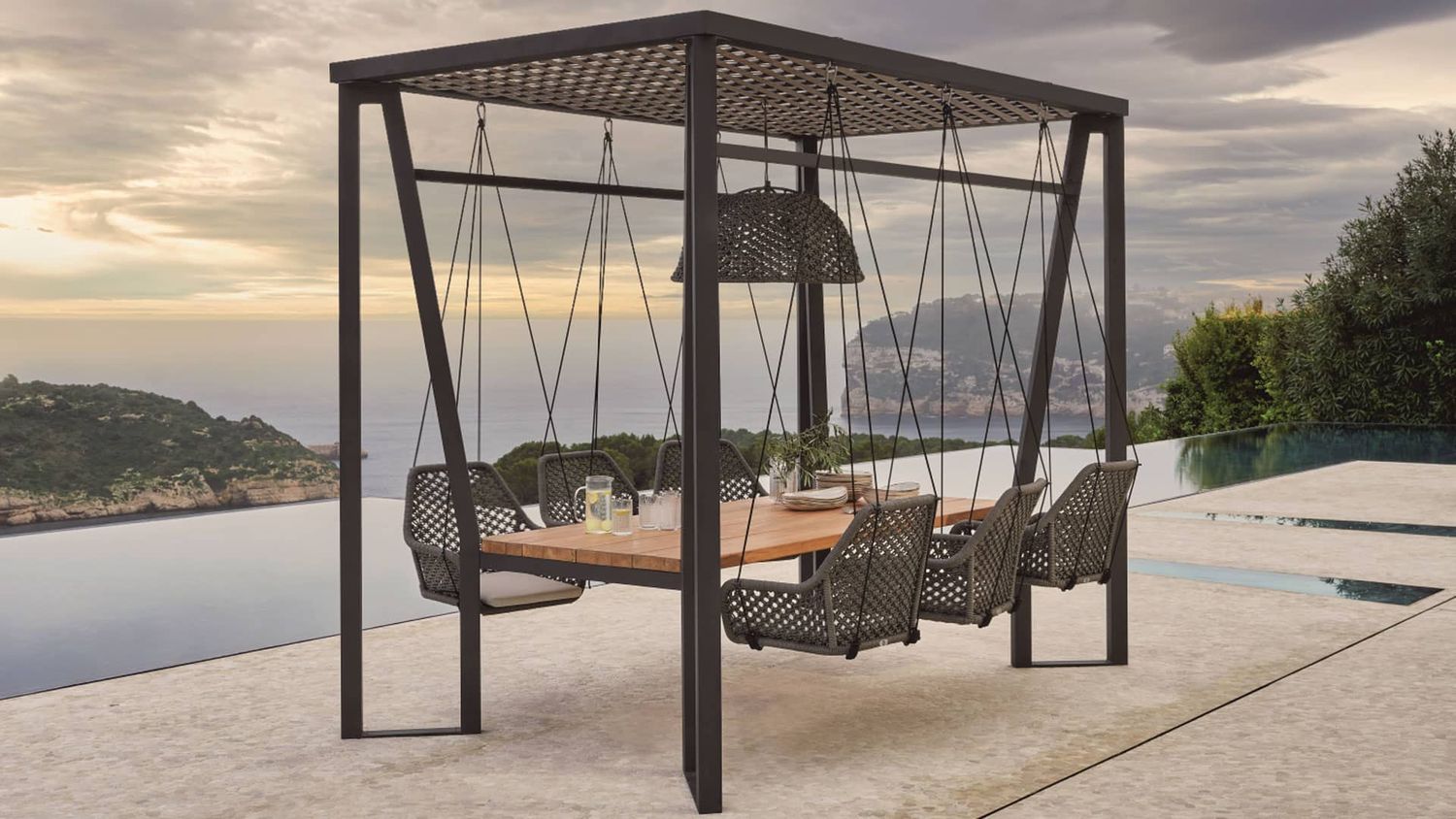 SKYLINE DESIGN MOMA CABANA SWING DINING
