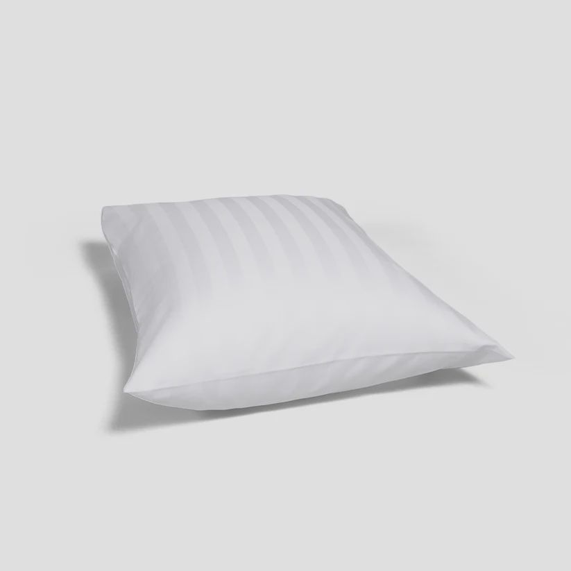 LINNEN AT WORK SATIN STRIPE SUPERIOR PILLOWCASE WHITE 60X70