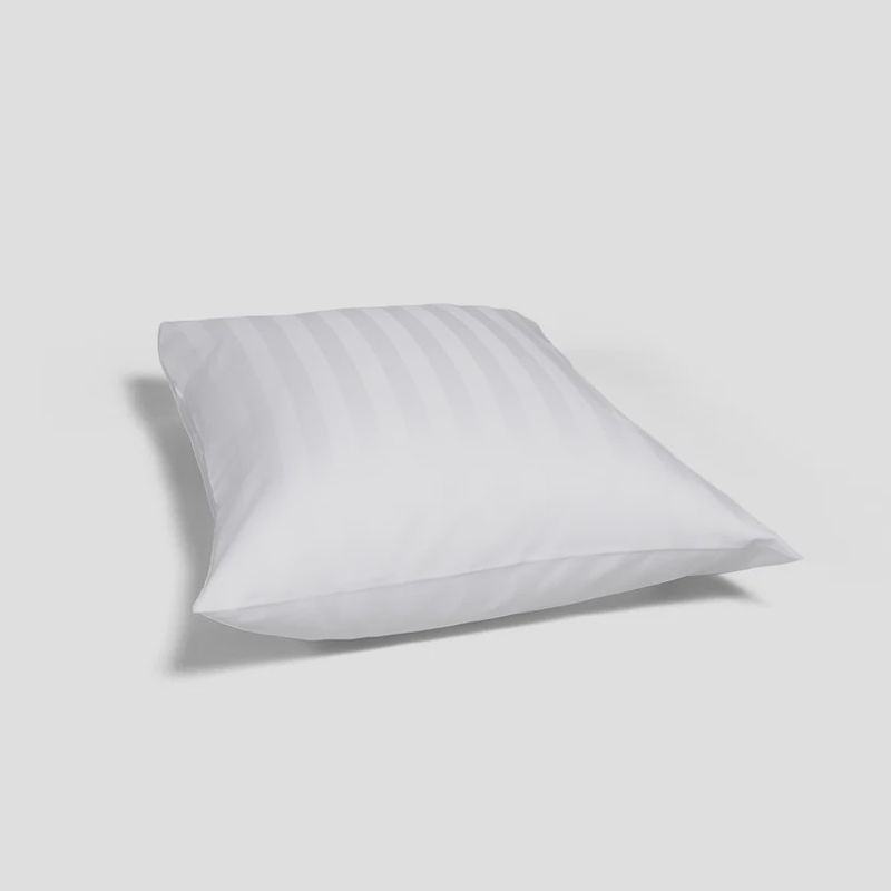 LINNEN AT WORK SATIN STRIPE SUPERIOR PILLOWCASE WHITE 60X70