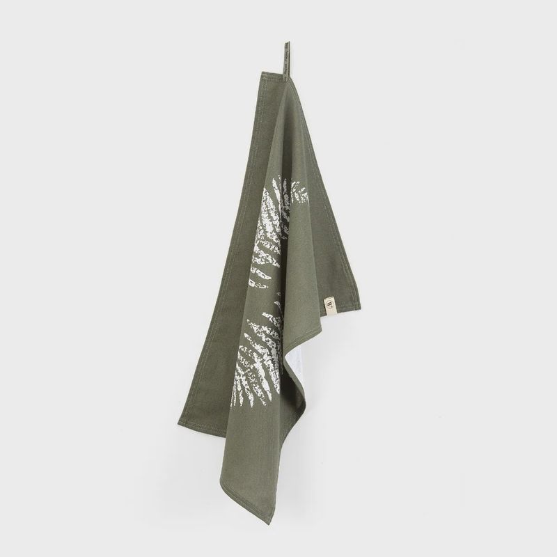 WALRA  TEA TOWEL DRY W LEAVES 50x70cm