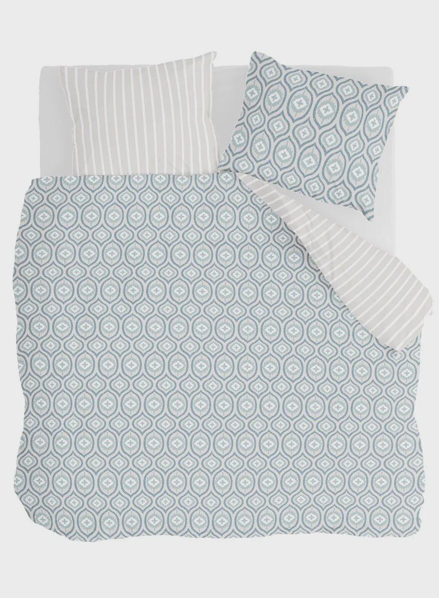 WALRA DUVET COVER REMADE SWEET HONEY COMBS JADE