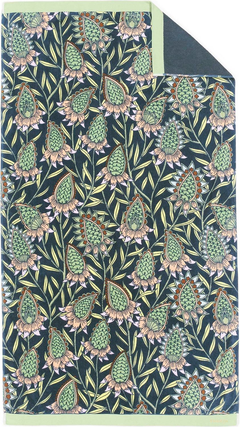 ESSENZA FELA BEACH TOWEL SLOE BLUE 100X180CM