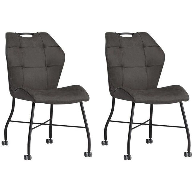 MAXFURN LEE STOEL ANTRACIET