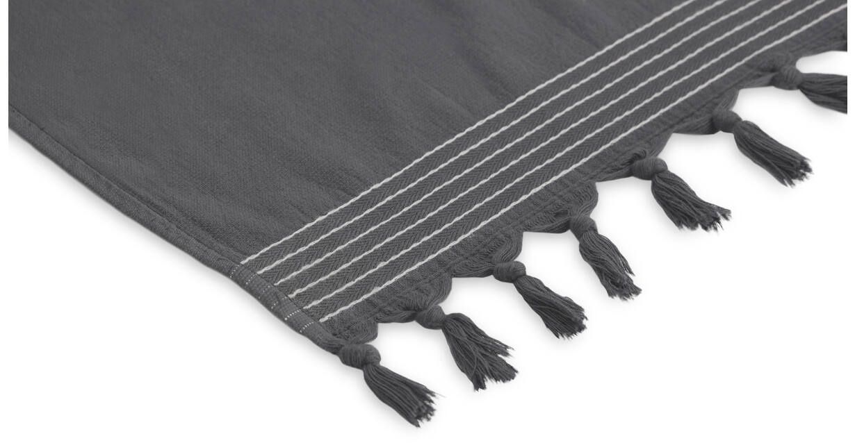 WALRA HAMMAM TOWEL 100x180cm, Color: Anthracite, Size: 100X180cm
