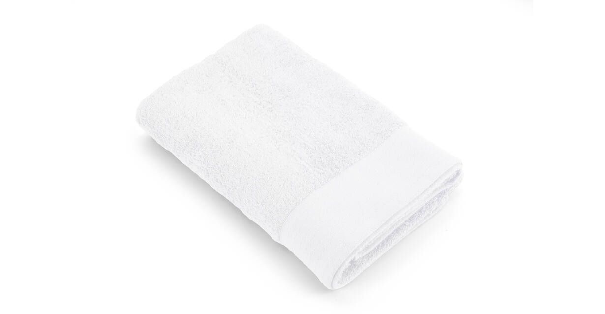 WALRA SOFT COTTON BATH TOWELS, Color: White, Size: 70X140