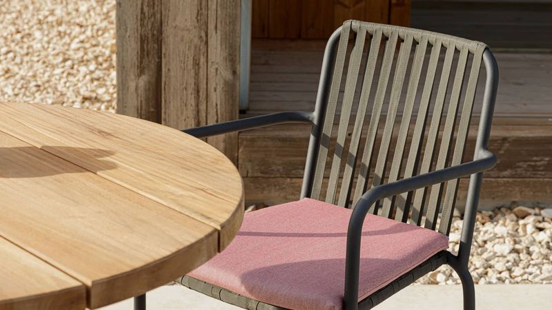 SKYLINE DESIGN TRINITYDINING ARMCHAIR PANAMA CLOUD