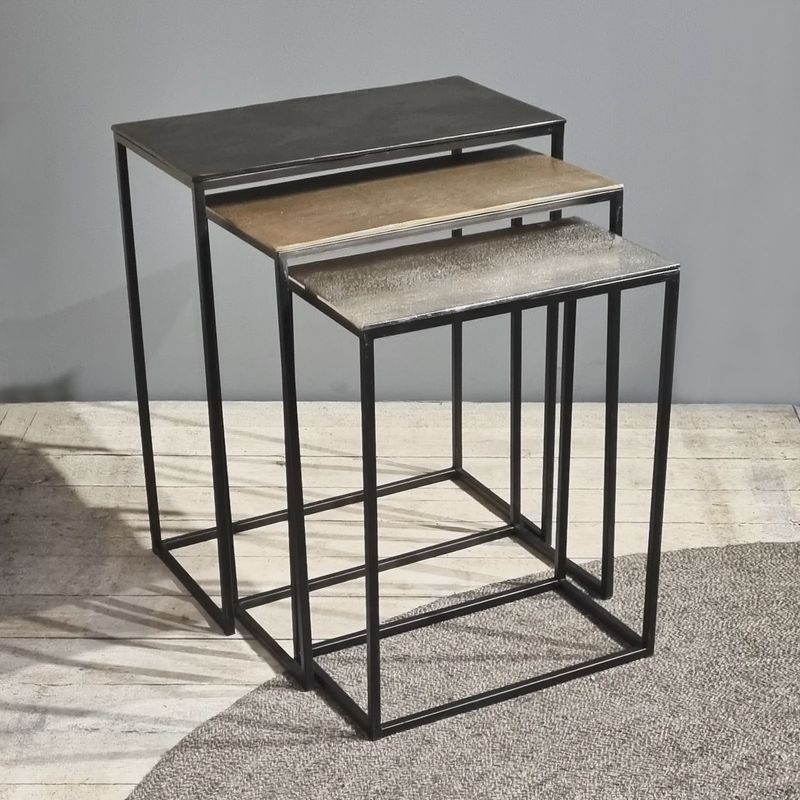 BENOA SIDETABLE SET VAN 3 AIDA