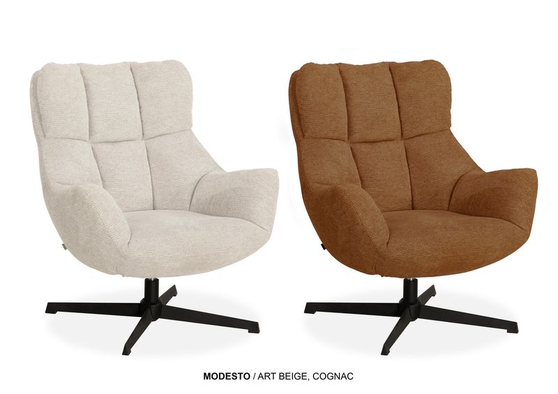 MAXFURN ARMCHAIR MODESTO ART BEIGE