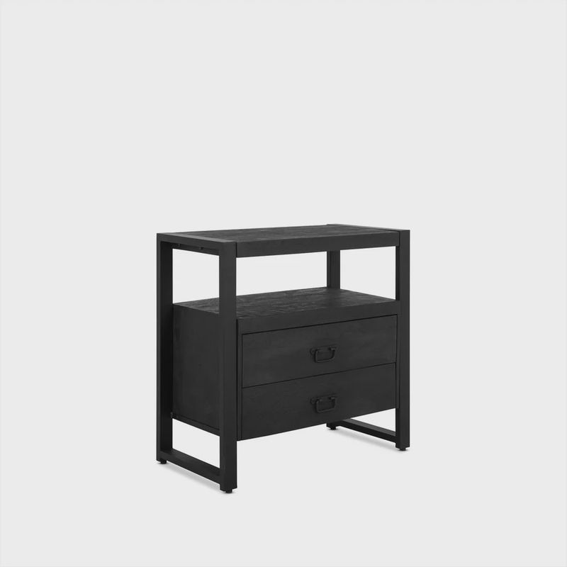 BENOA BRITT ZWART 60 DRAWERCABINET
