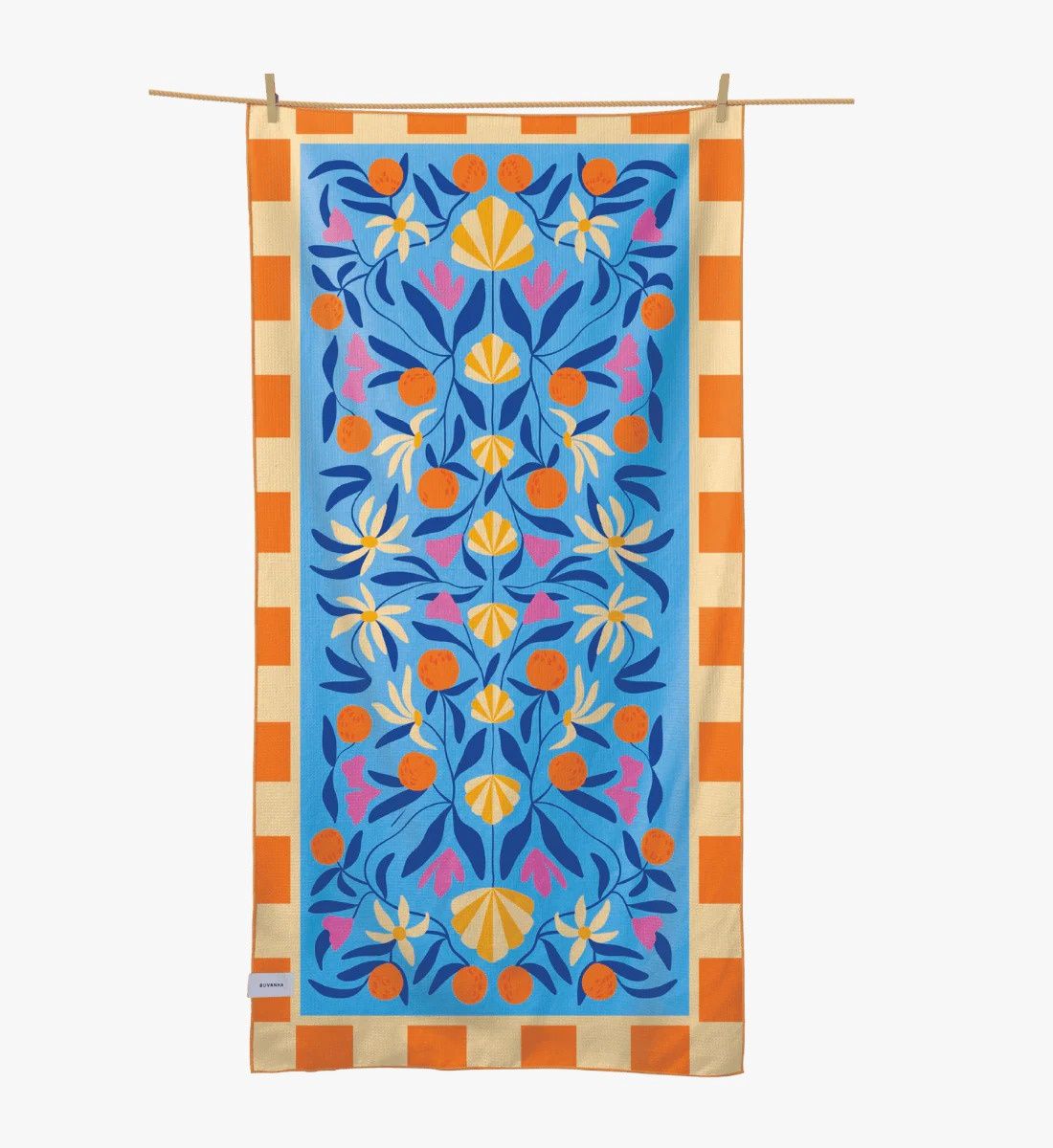 BUVANHA TRAVEL TOWEL VALENCIA LARGE 200x90CM