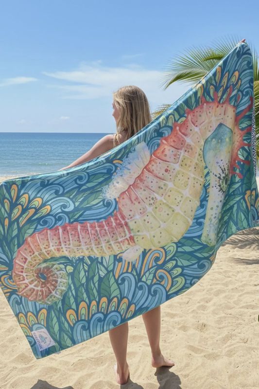 SOOBLUU TRAVEL TOWEL XL HIPPO 100X190CM