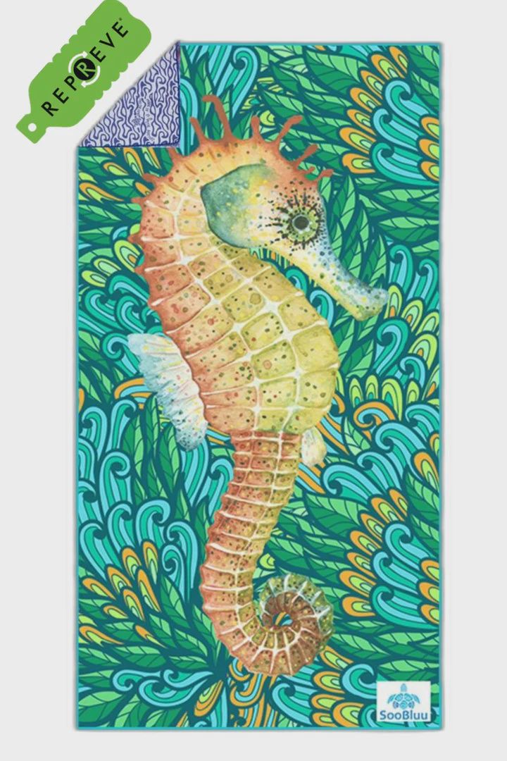 SOOBLUU TRAVEL TOWEL XL HIPPO 100X190CM