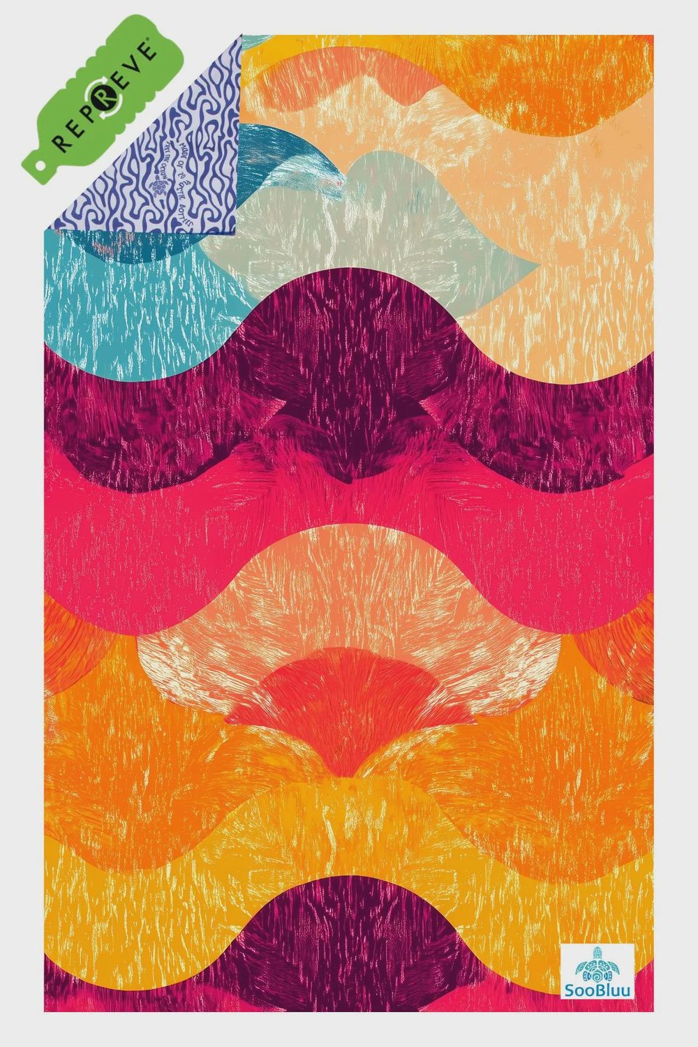 SOOBLUU TRAVEL TOWEL BOHO 100X160CM