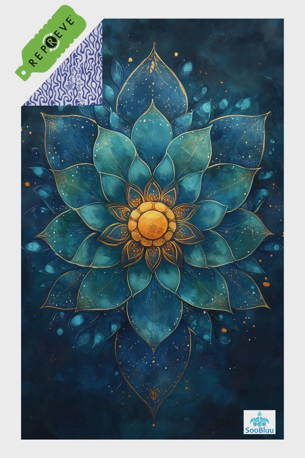 SOOBLUU TRAVEL TOWEL LOTUS 100X160CM