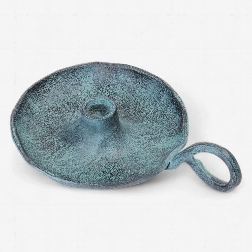 BENOA KANDELAAR BLAUW PATINA