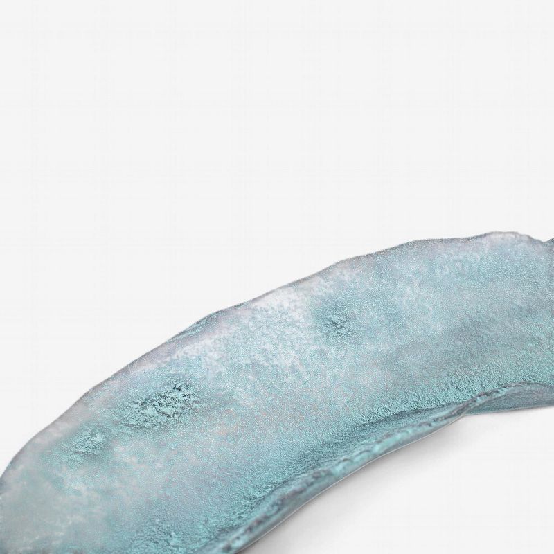 BENOA PLATE BLUE PATINA