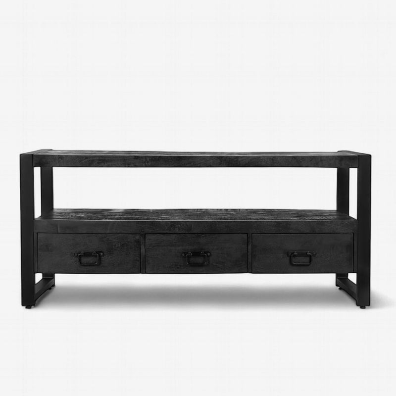 BENOA TV CABINET BRITT BLACK w/Drw 180
