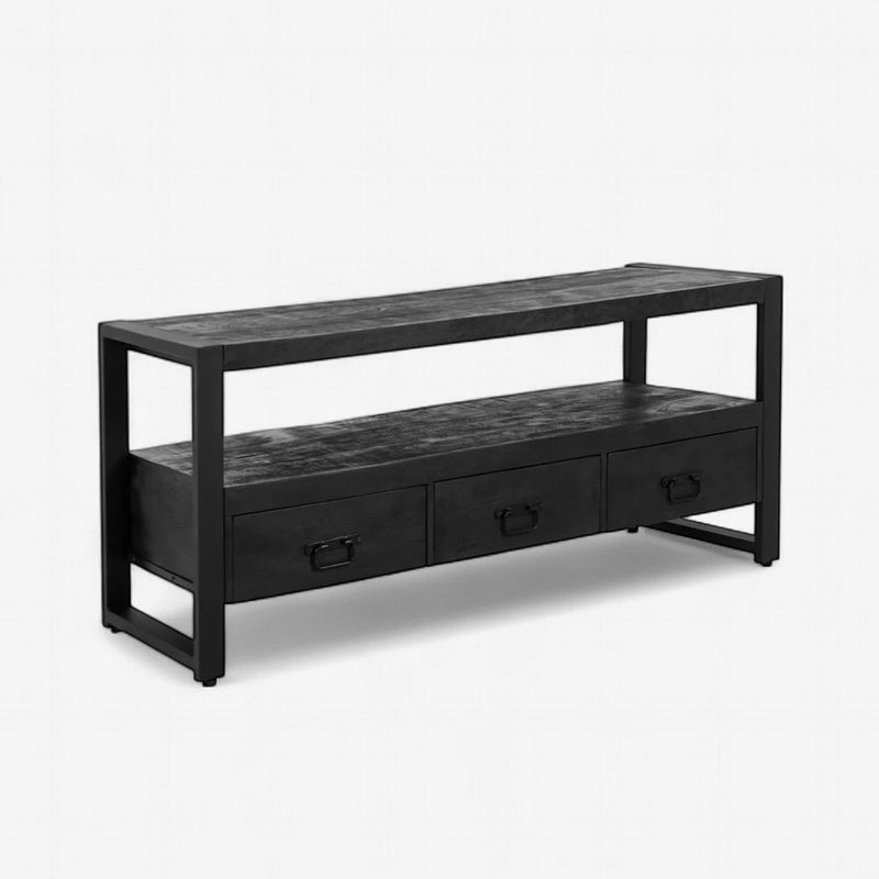 BENOA TV CABINET BRITT BLACK w/Drw 180