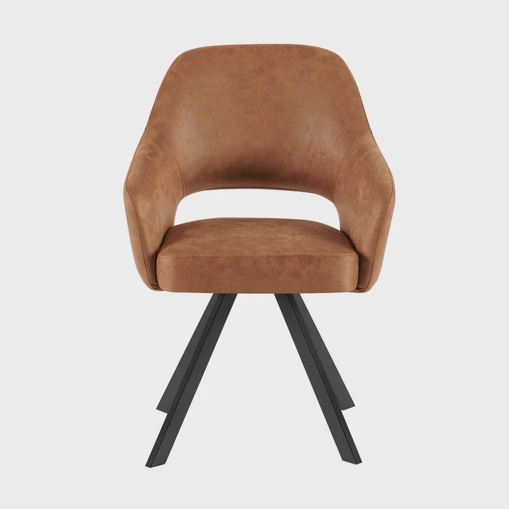 BENOA DINING ARMCHAIR EMILIE COGNAC