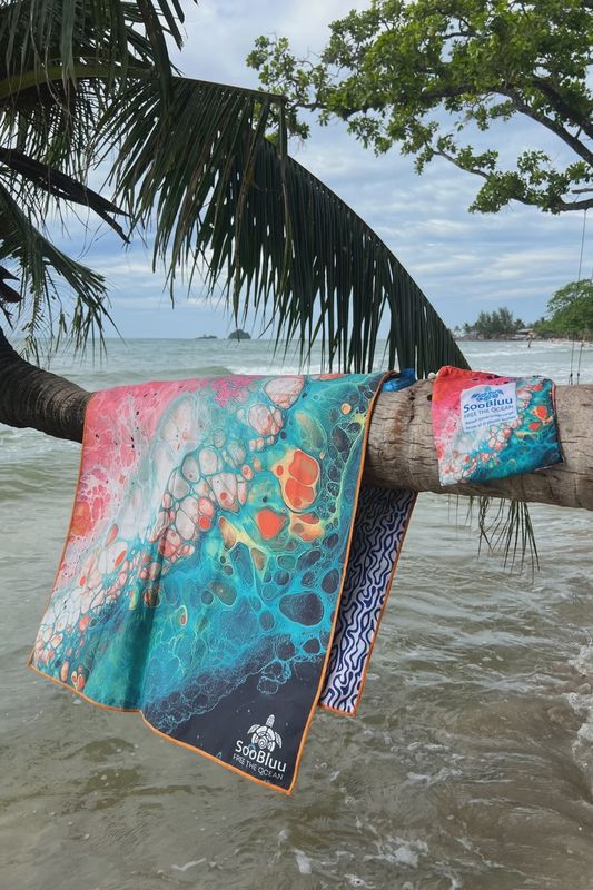 SOOBLUU TRAVEL TOWEL LAMU 100X160