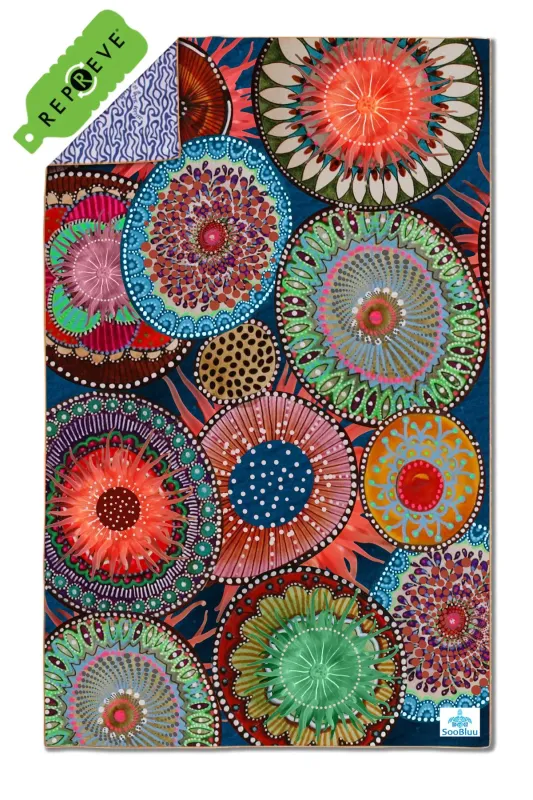 SOOBLUU TRAVEL TOWEL ANEMON 100X160CM