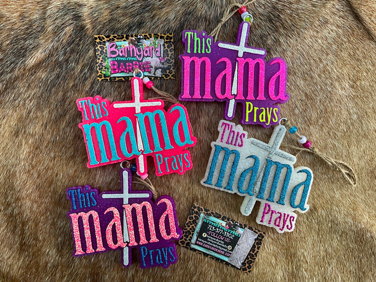 This Mama Prays Car Freshie/ Air Freshener