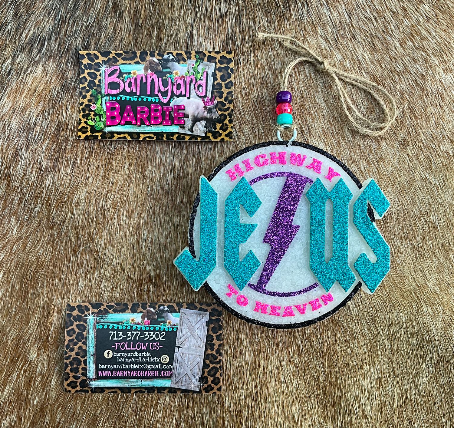 Jesus Highway To Heaven Car Freshies/Air Freshener