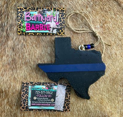 Texas Blue Line Car Freshie/ Air Freshener