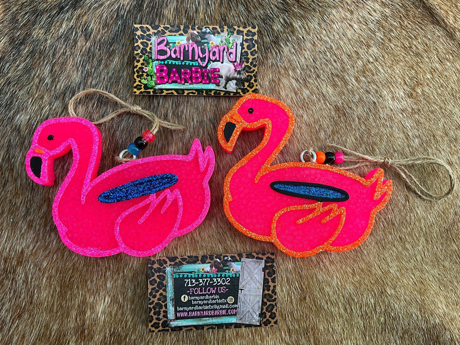 Flamingo Pool Float  Car Freshies/Air Freshener