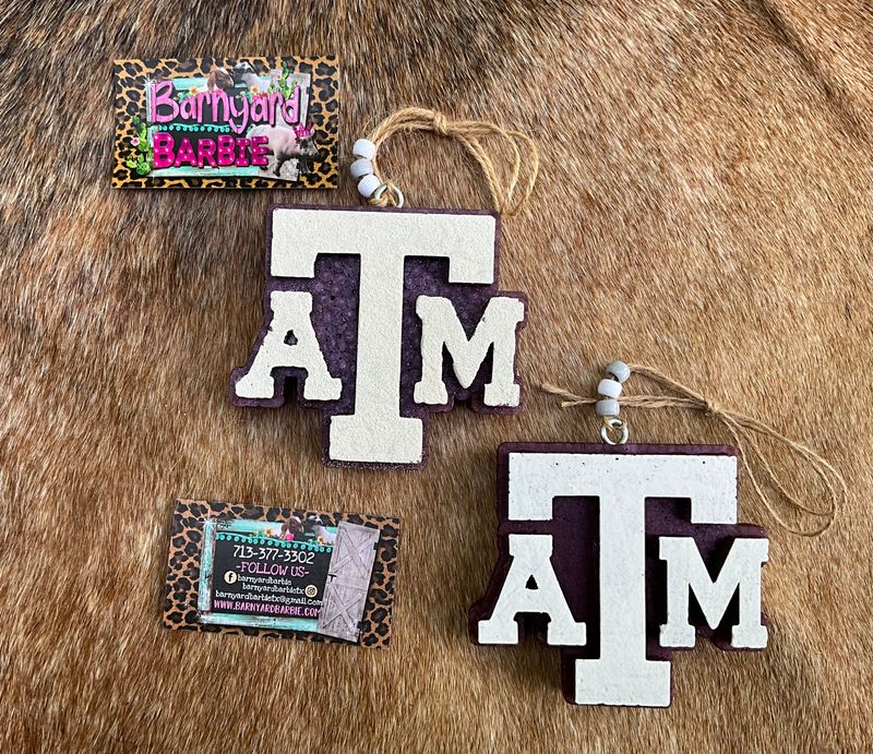 Texas A&amp;M Logo Car Freshie/ Air Freshener