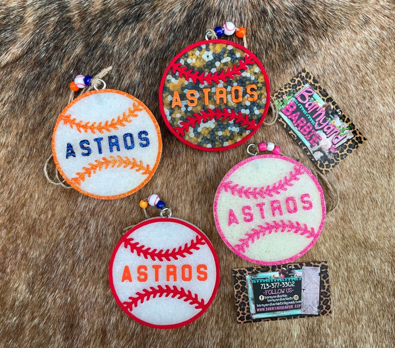 Houston Astros Baseball  Car Freshies/Air Freshener
