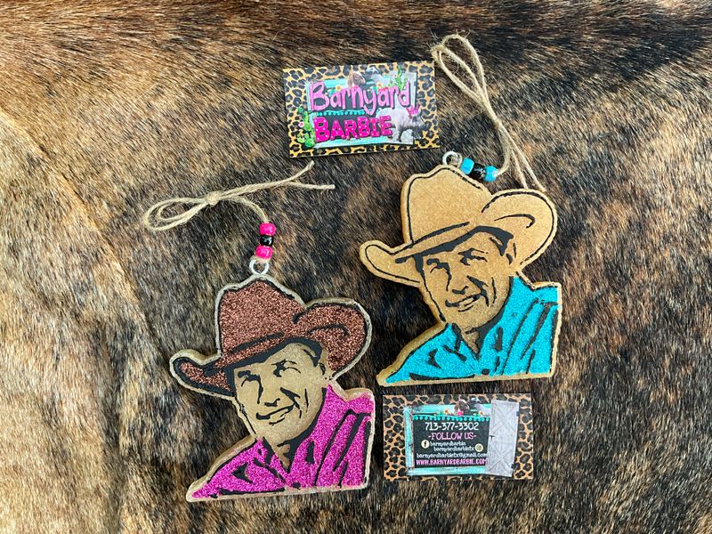 The King Of Country George Car Freshie/ Air Freshener