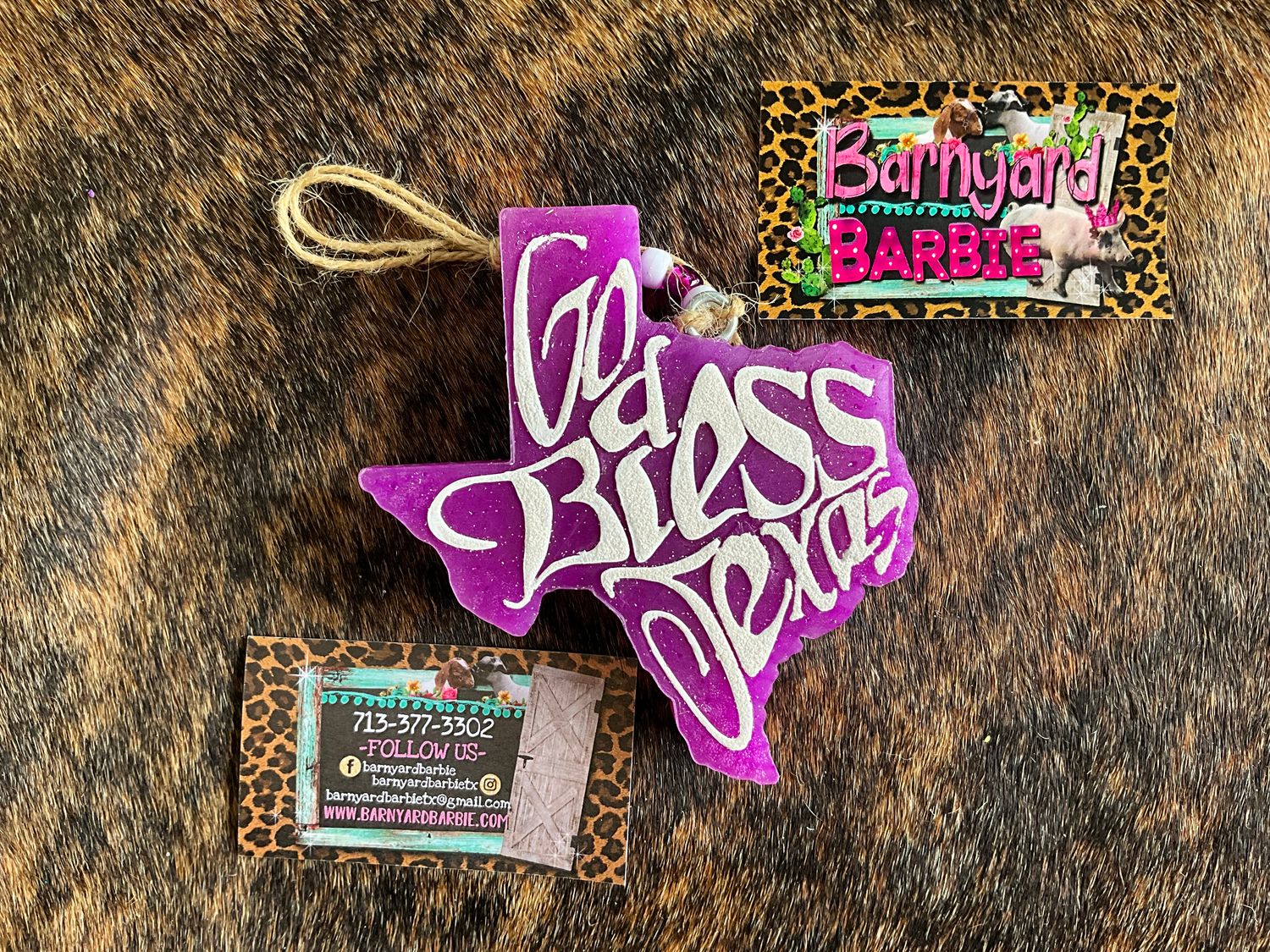 God Bless Texas  Car Freshies/Air Freshener