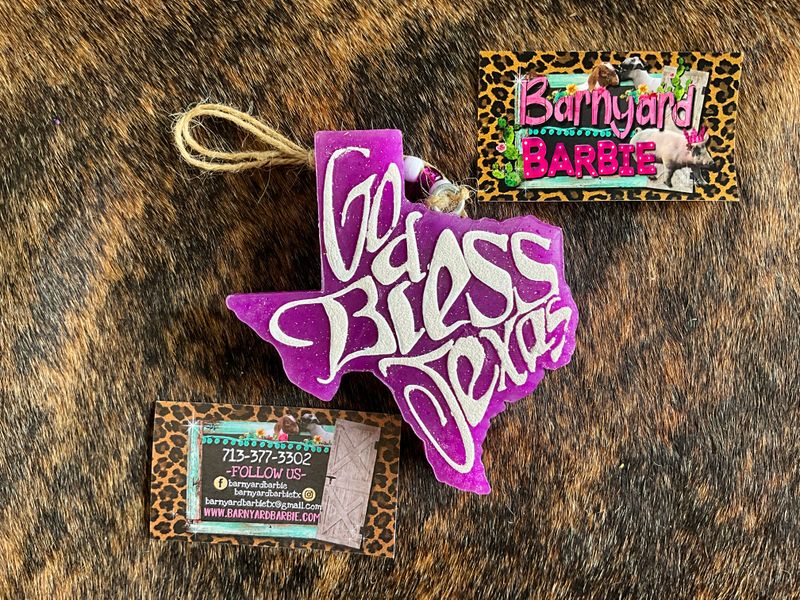 God Bless Texas  Car Freshies/Air Freshener