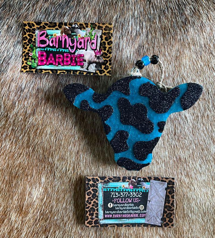 Cow Print Cow Face  Car Freshies/Air Freshener
