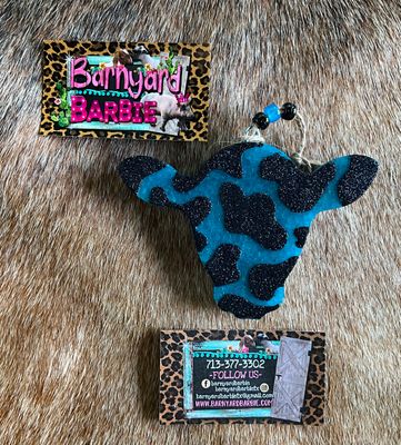 Cow Print Cow Face  Car Freshies/Air Freshener