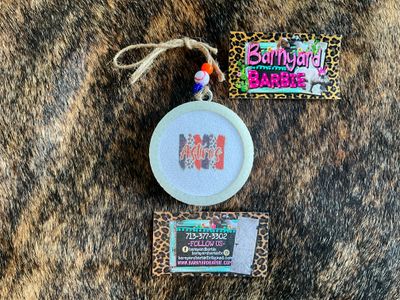 Astros Card stock Circle Car Freshies/Air Freshener