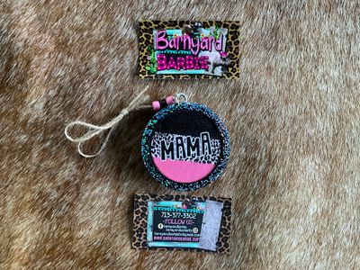 Mama Card stock Circle Car Freshies/Air Freshener