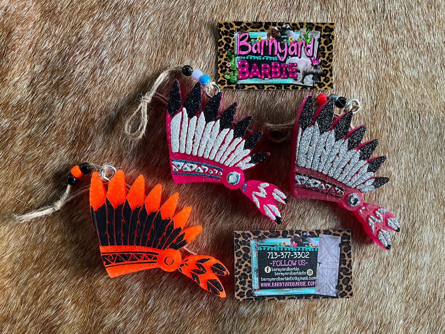 Indian Headdress  Car Freshies/Air Freshener