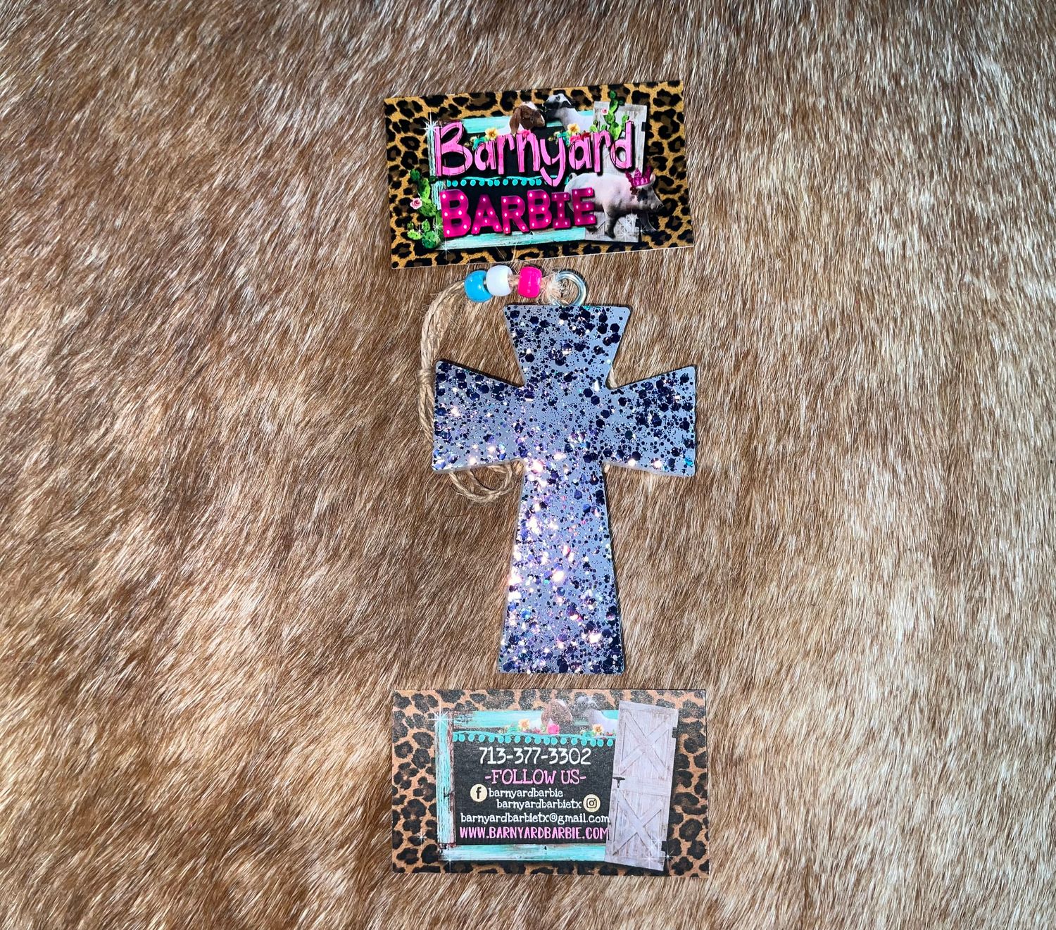Simple Cross Car Freshie/ Air Freshener