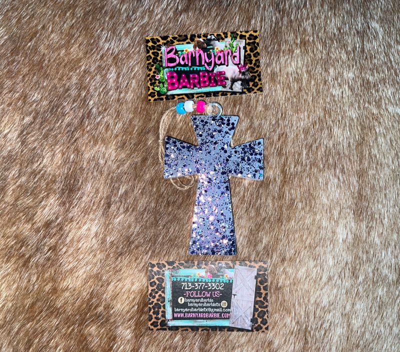 Simple Cross Car Freshie/ Air Freshener