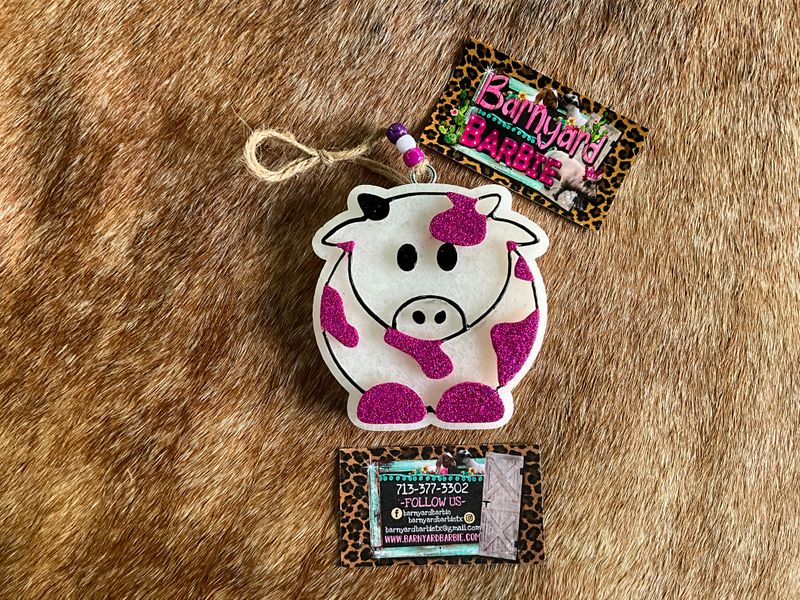 Fluffy Cow  Car Freshies/Air Freshener