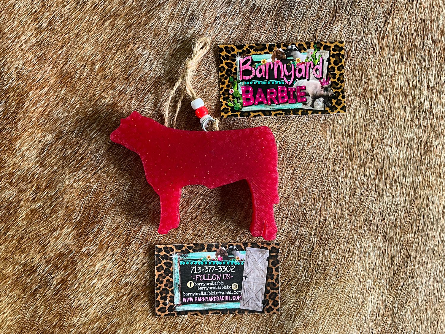 Show Steer Car Freshie/ Air Freshener