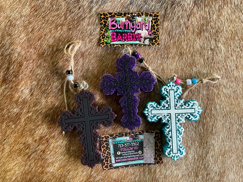 Fancy Cross  Car Freshies/Air Freshener